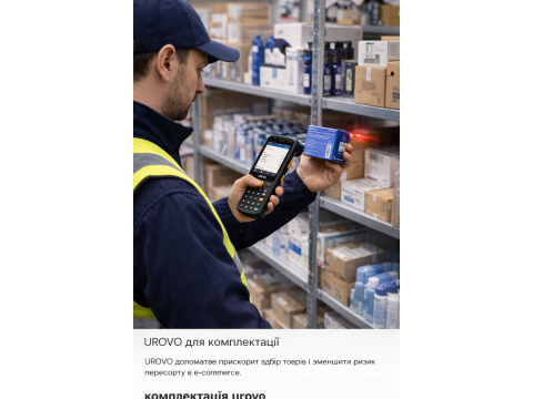 UROVO у e-commerce: швидка комплектація та мінімум пересорту